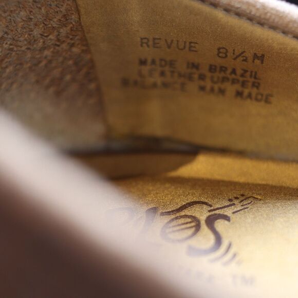 Carlos Santana Revue Tan Snakeskin Point Toe Heels 8.5M Leather - Picture 13 of 13